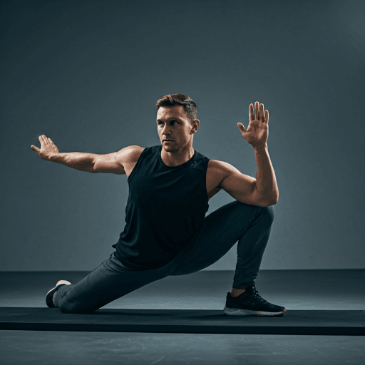 Fitness professional in a high-end gym environment